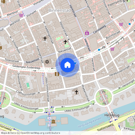 Binnenstad-Zuid, 9711 HK, Gedempte Zuiderdiep, Groningen