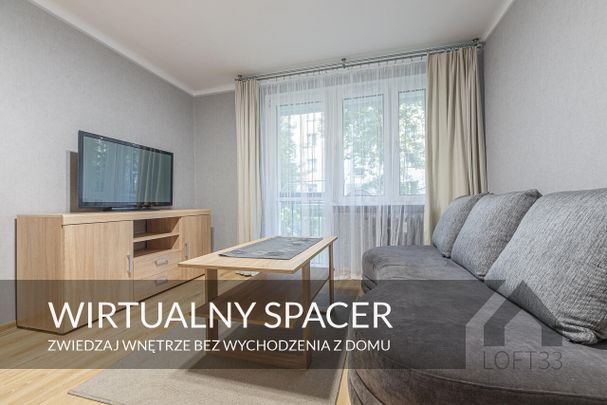 Piękne i wyposażone mieszkanie dwupokojowe na osiedlu Stałym w Jaworznie do wynajęcia | Spacer 3D - Photo 1