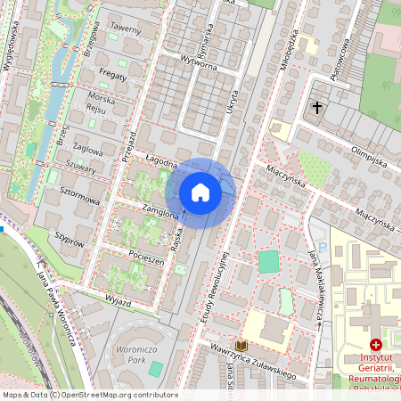 Rajska 6, Warszawa, Mokotów, Górny Mokotów