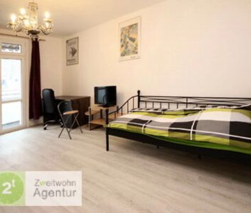 Möblierte 4-Zimmer-Wohnung mit Balkon und Wlan Düsseldorf-Pempelfor... - Photo 1