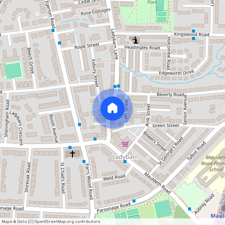 Ladybarn Lane, Manchester, Greater Manchester, M14