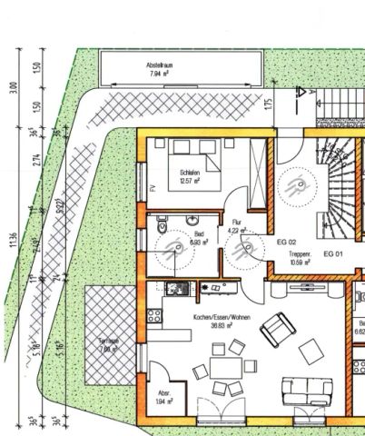 2 Zimmer Wohnung in Roßtal! Neubau! Fertigstellung Herbst 2024! Nur noch 1 Wohnung vermietbar! - Foto 3