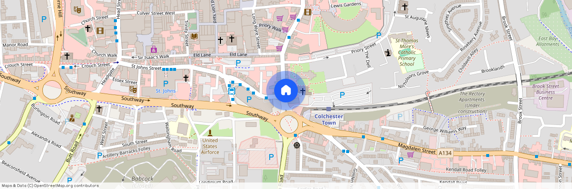 St. Botolphs Street, Colchester, Essex, CO2