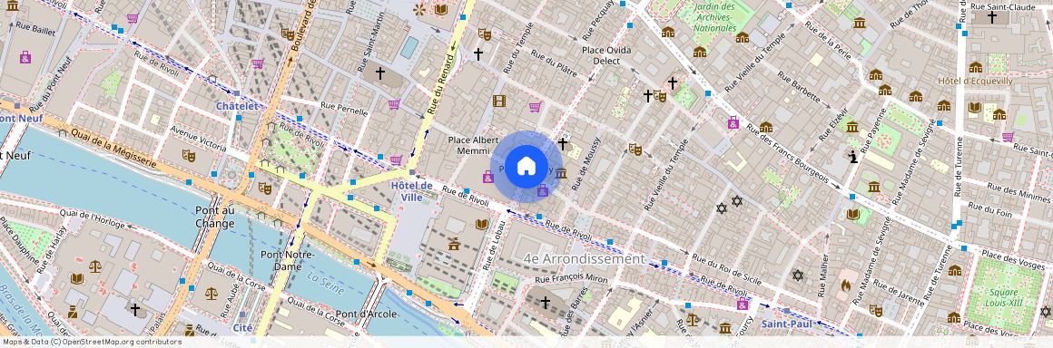 Rue de la Verrerie et rue des Archives 75004 Paris (4e arrondissement)