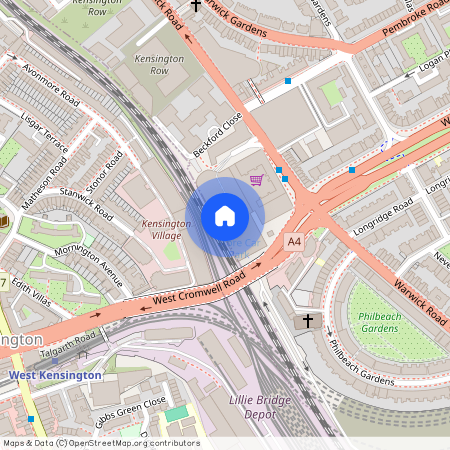 Shaftesbury Place, 135 Warwick Road, London, W14