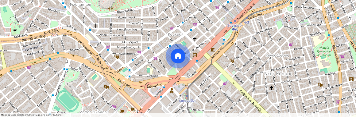 Androutsou Odyssea 39, 117 41 Athens, Κουκάκι - Παιδική Χαρά (Κουκάκι - Μακρυγιάννη)