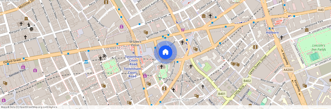 Central St. Giles Piazza London WC2H