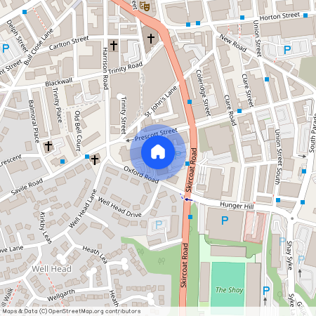 Clare Hall, Prescott Street, Halifax, West Yorkshire, HX1