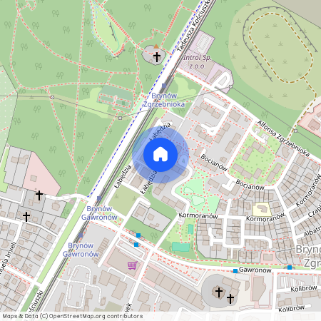 ul. Łabędzia, Brynów-Osiedle Zgrzebnioka, Katowice, śląskie