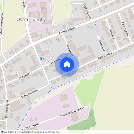 Östra Ljungby, Skåne, Klippan, Skolgatan 4B