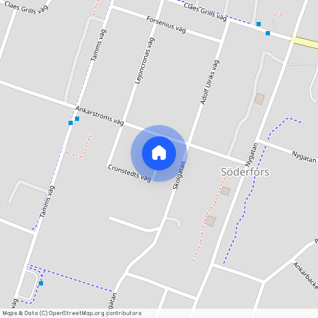 Cronstedts Väg, Tierp