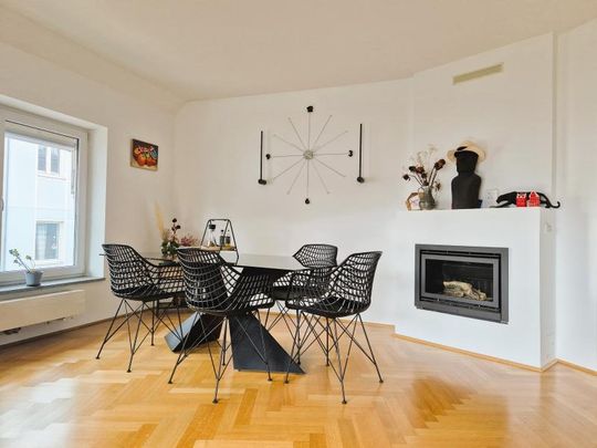 Stilvoll wohnen über den Dächern von Linz, 138 m² WNFL + 10 m² Dachterrasse, 4 Zimmer, Küche möbliert, Parkplatz optional! - Foto 1