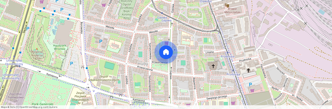 ul. Gajowa, Huby, Krzyki, Wrocław, dolnośląskie