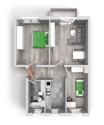 3-Raum-Wohnung Moskauer Straße 34 - Photo 2