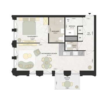 Appartement te huur: Kennedylaan 272 2035 TR Haarlem - Photo 1