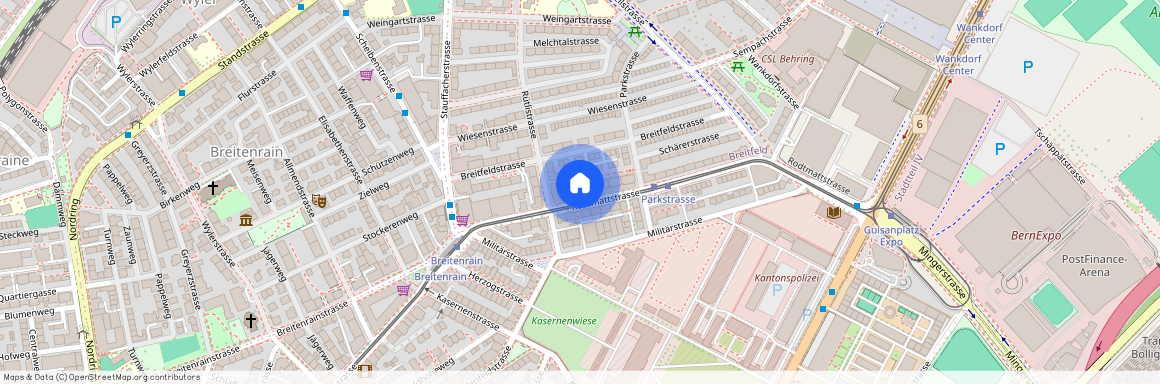 Rodtmattstrasse 92, 3014 Bern, Lageplan