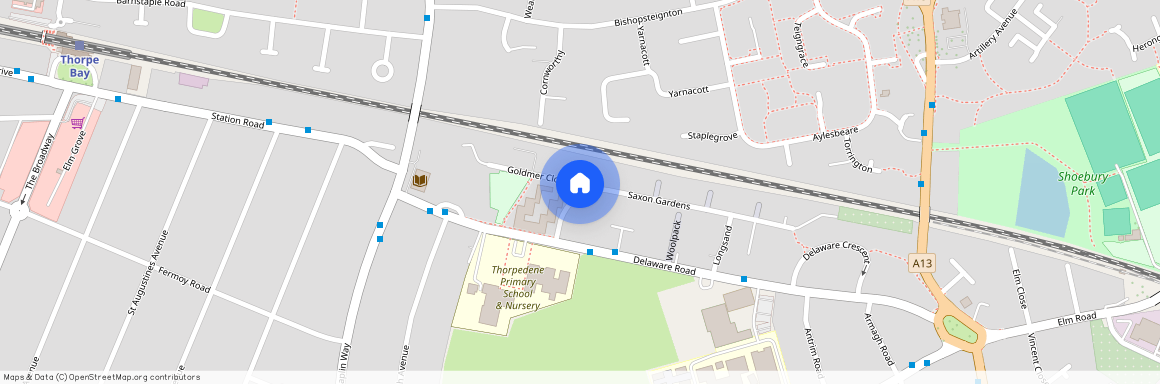 Saxon Gardens, Shoeburyness