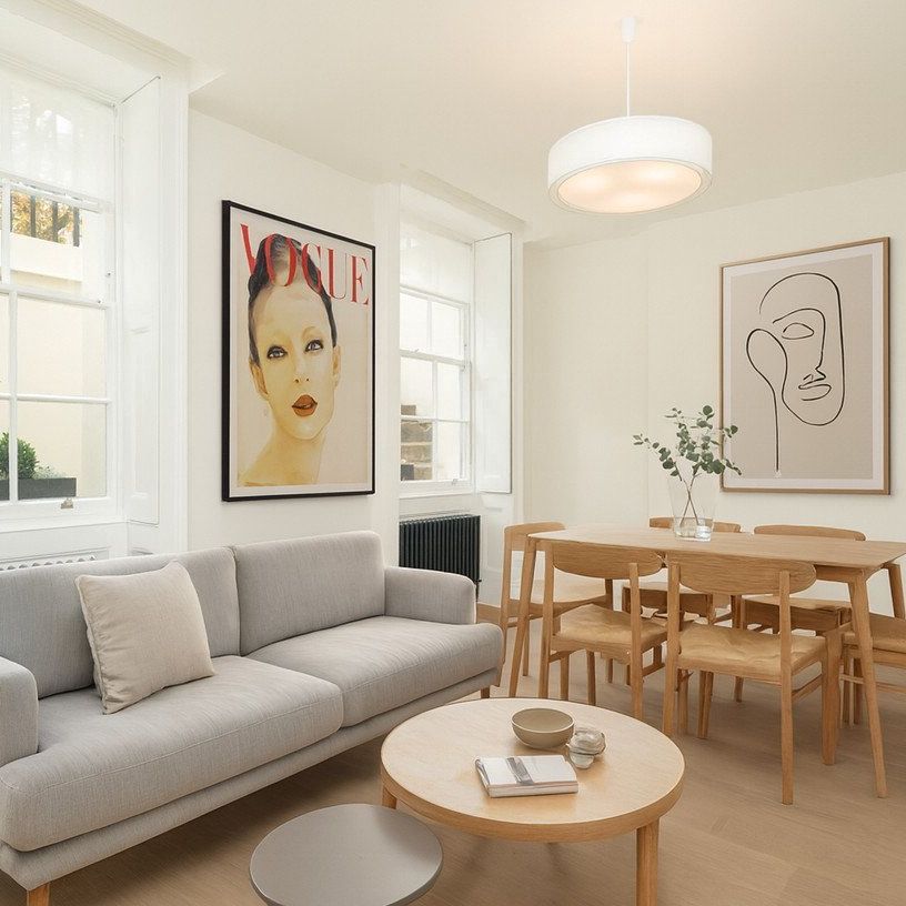 A spacious one bedroom apartment located on the lower ground floor in a period conversion moments from Regents Park. - Photo 1