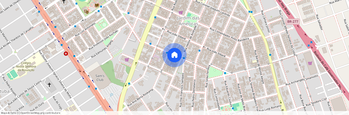 RUA DOUTOR HUGO DE BARROS, 264 - .- - Jardim das Américas - Curitiba