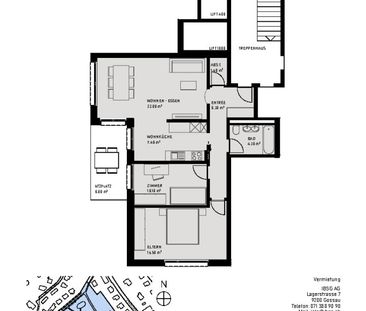 SCHÖNE Wohnung mit Sitzplatz - Photo 1