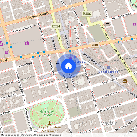 Cavendish Buildings, Gilbert Street, W1K