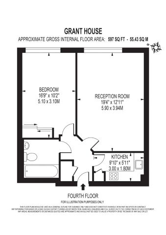 1 Bed Flat, Grant House, SW9 - Photo 3