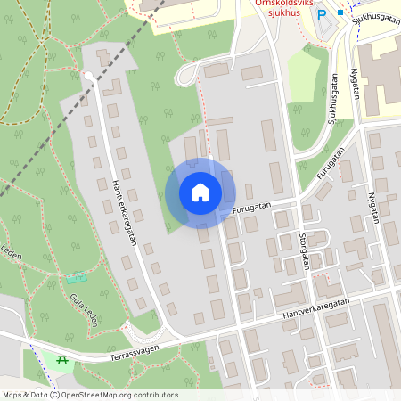 Valhalla, Örnsköldsviks distrikt, Västernorrland, Solgårdsgatan 17 A