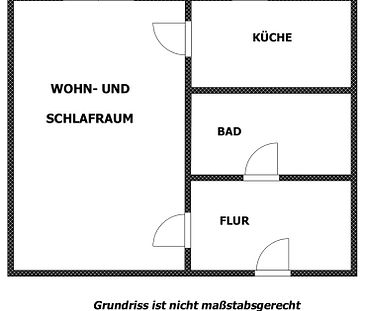 !Tolle 1 Raumwohnung für Studenten geeignet! - Photo 4