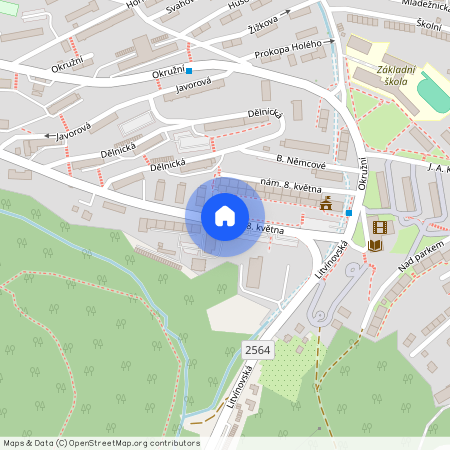 nám. 8. května, Meziboří, okres Most