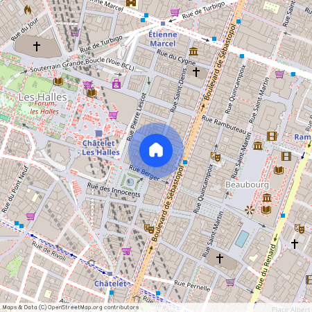 rue Saint-Denis entre rue de Rivoli et rue des Lombards 75001 Paris (1er arrondissement)