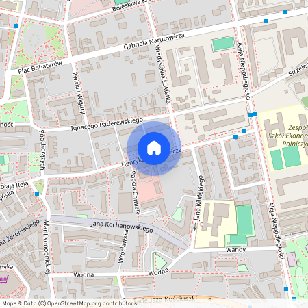 ul. Sienkiewicza, Słubice, Słubice, słubicki, lubuskie