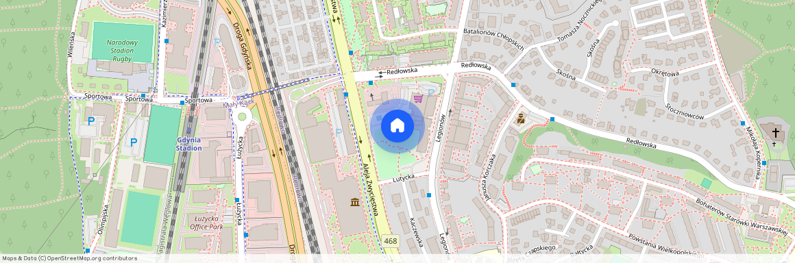 ul. Legionów, Redłowo, Gdynia, pomorskie