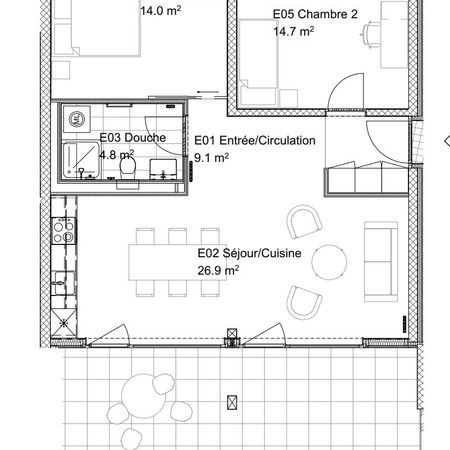 4.5 Zimmer, 99 m² - Photo 3