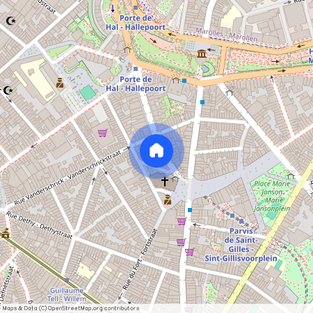 Avenue Jean Volders, 55, ET1, 1060, St Gilles