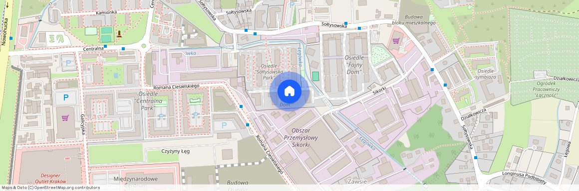 ul. Sikorki, Łęg, Czyżyny, Kraków, małopolskie