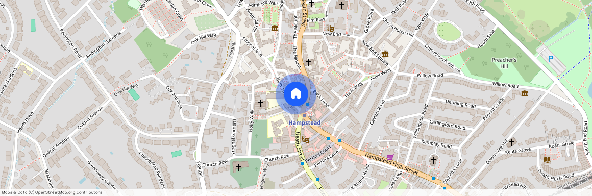 Heath Street, Hampstead, London, NW3