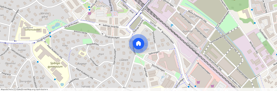 Stormbyvägen 12, 163 55 Spånga, Szwecja, Stockholm