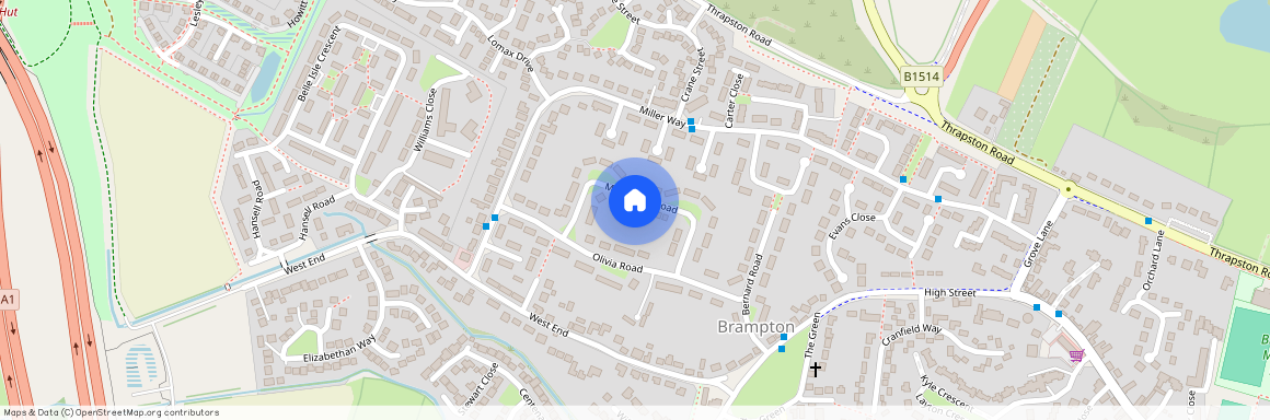 Mandeville Road, Brampton, Huntingdon, Cambridgeshire, PE28