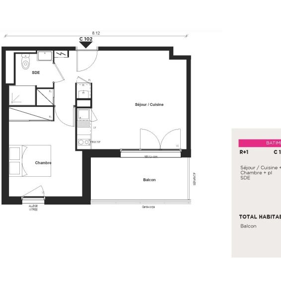 Location Appartement 2 pièces 40m² EAUNES 31600 - Photo 2