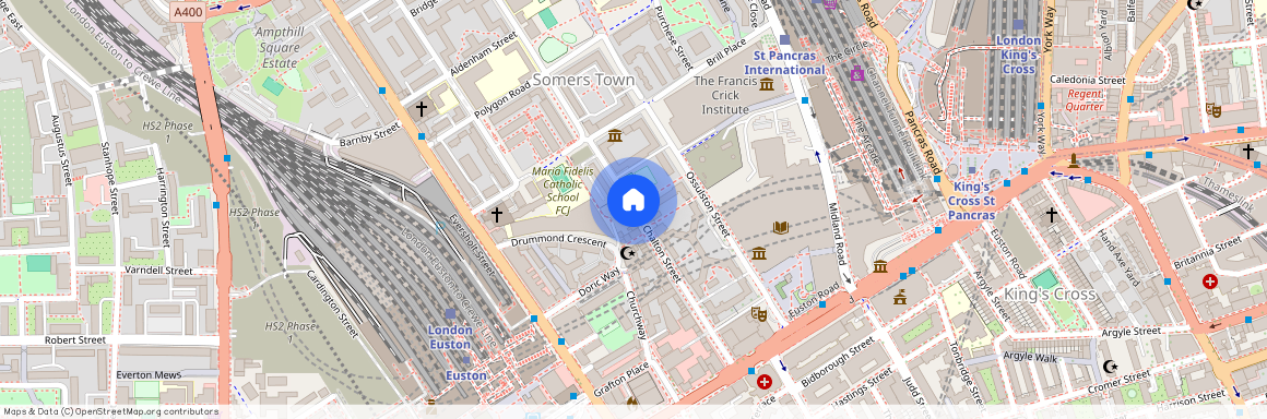 Chalton Street, Camden, London, NW1