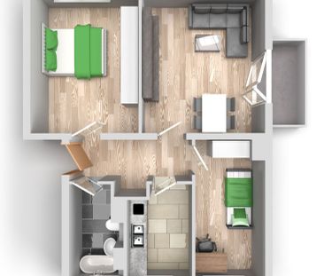 3-Raum-Wohnung Murmansker Straße 3c - Photo 1