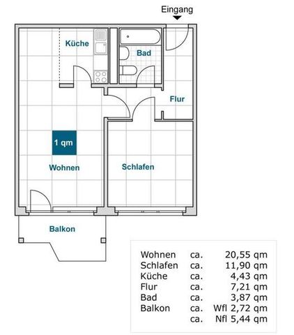 Smarter Wohnen: ansprechende 2-Zimmer-Wohnung - Foto 3