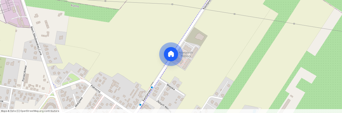 ul. Kasztanowa, Kutno, kutnowski, łódzkie