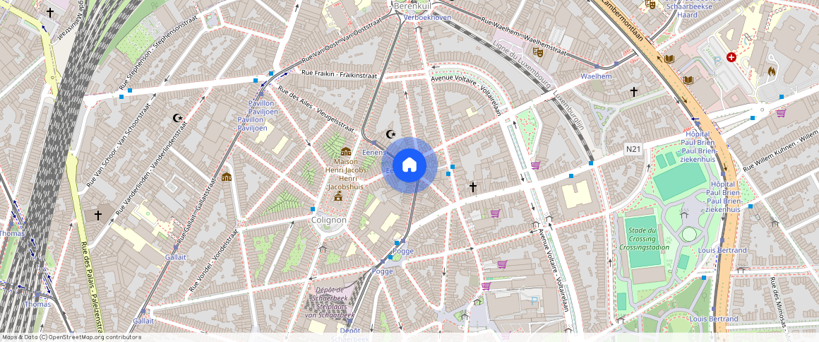 Rue Kessels, 22, 1.6, 1030, Schaerbeek