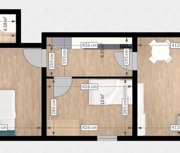 Helle 3-Zimmer-Wohnung in Kaiserswerth - mietfrei renovieren - Photo 2