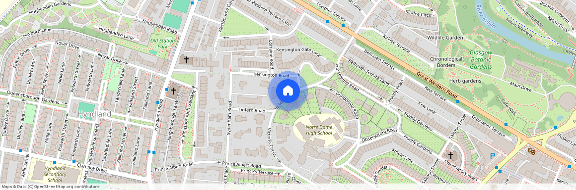 Victoria Circus, Hyndland, Glasgow, G12