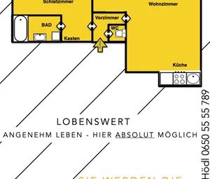 Mein Wunsch - gediegen wohnen - hier möglich !!! Charmante 2-Zimmer- U4 - Unter St. Veit - Wienfluß - Photo 3