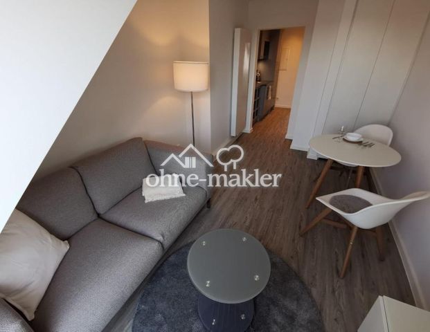 Wohnen über den Dächern von Düsseldorf - vollmöblierte und modernisierte 2-Zimmer Wohnung - Foto 1