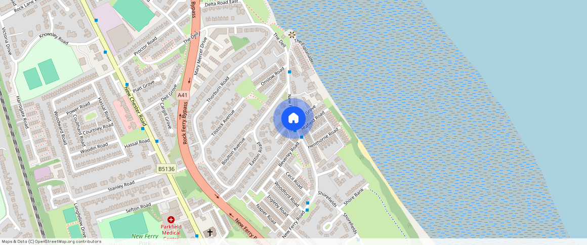 New Ferry Road, Wirral, CH62