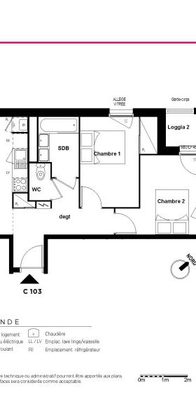 Location Appartement 3 pièces 59m² EAUNES 31600 - Photo 2